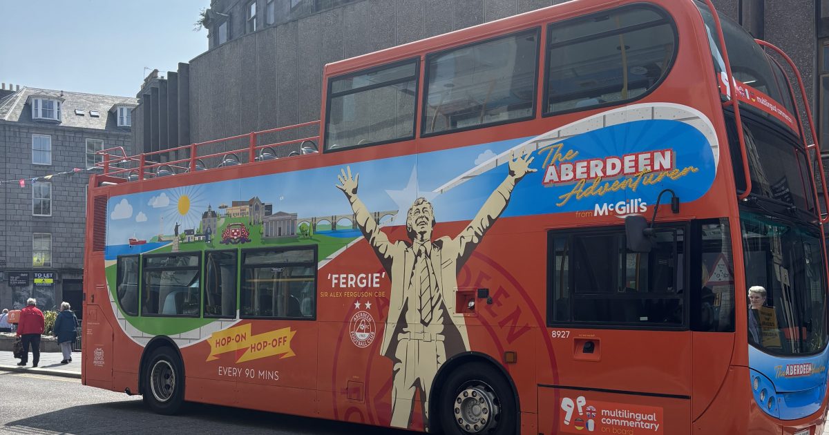OpenGraph Image for Aberdeen open-top tour bus returns due to exceptional demand