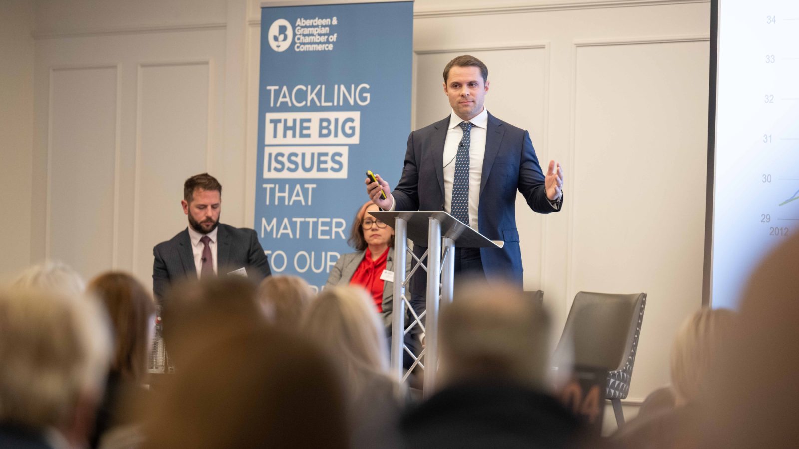 Tom Pugh will headline a Business breakfast in Aberdeen in October