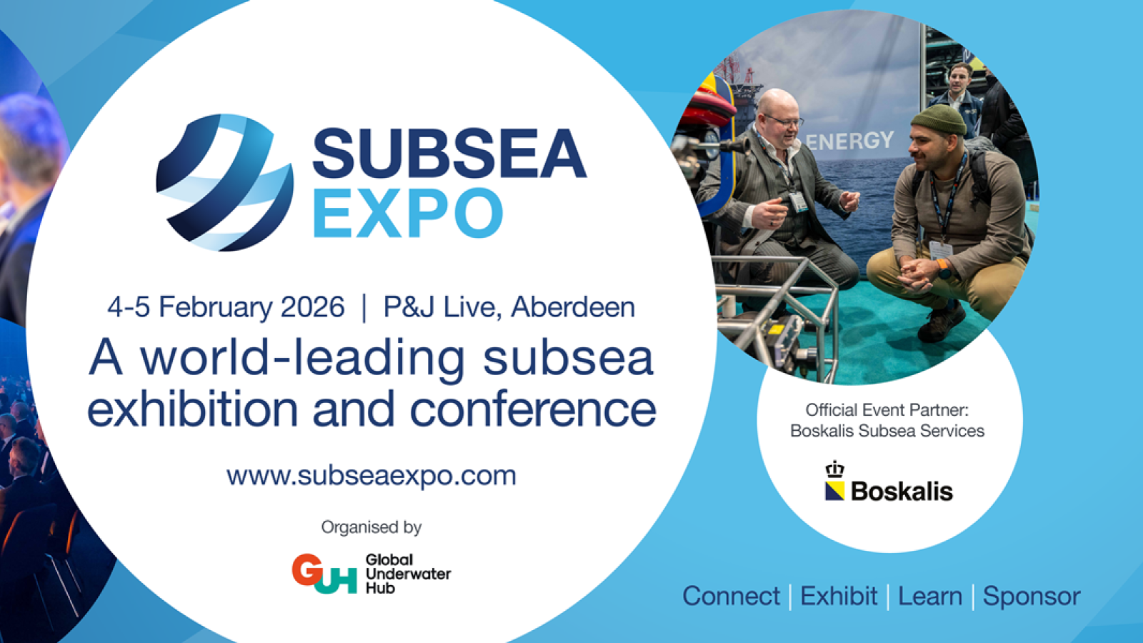 AGCC team at Stand 78 at Subsea Expo