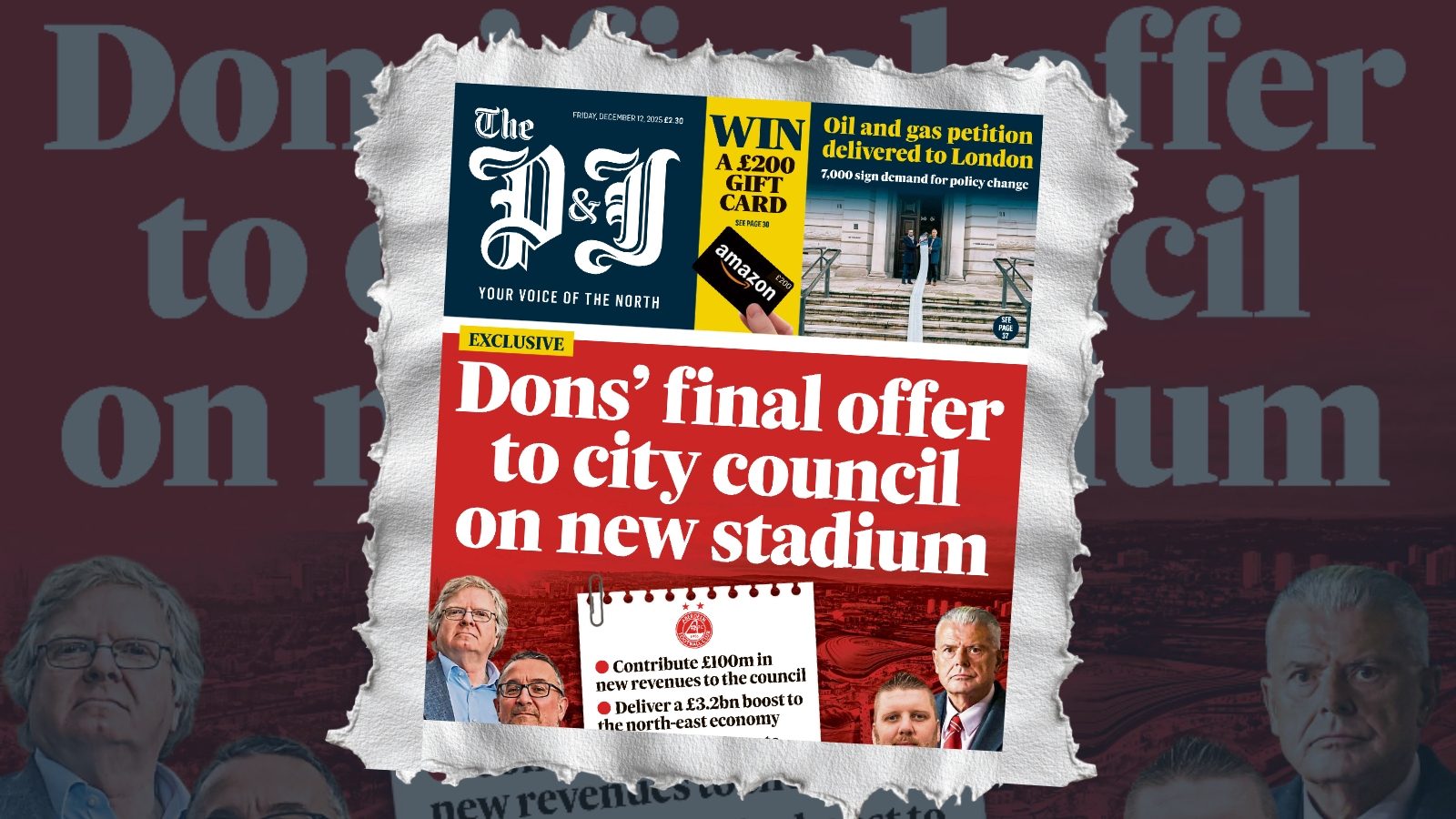 Aberdeen FC offers £1m a year for 99 years in final bid to secure new community stadium