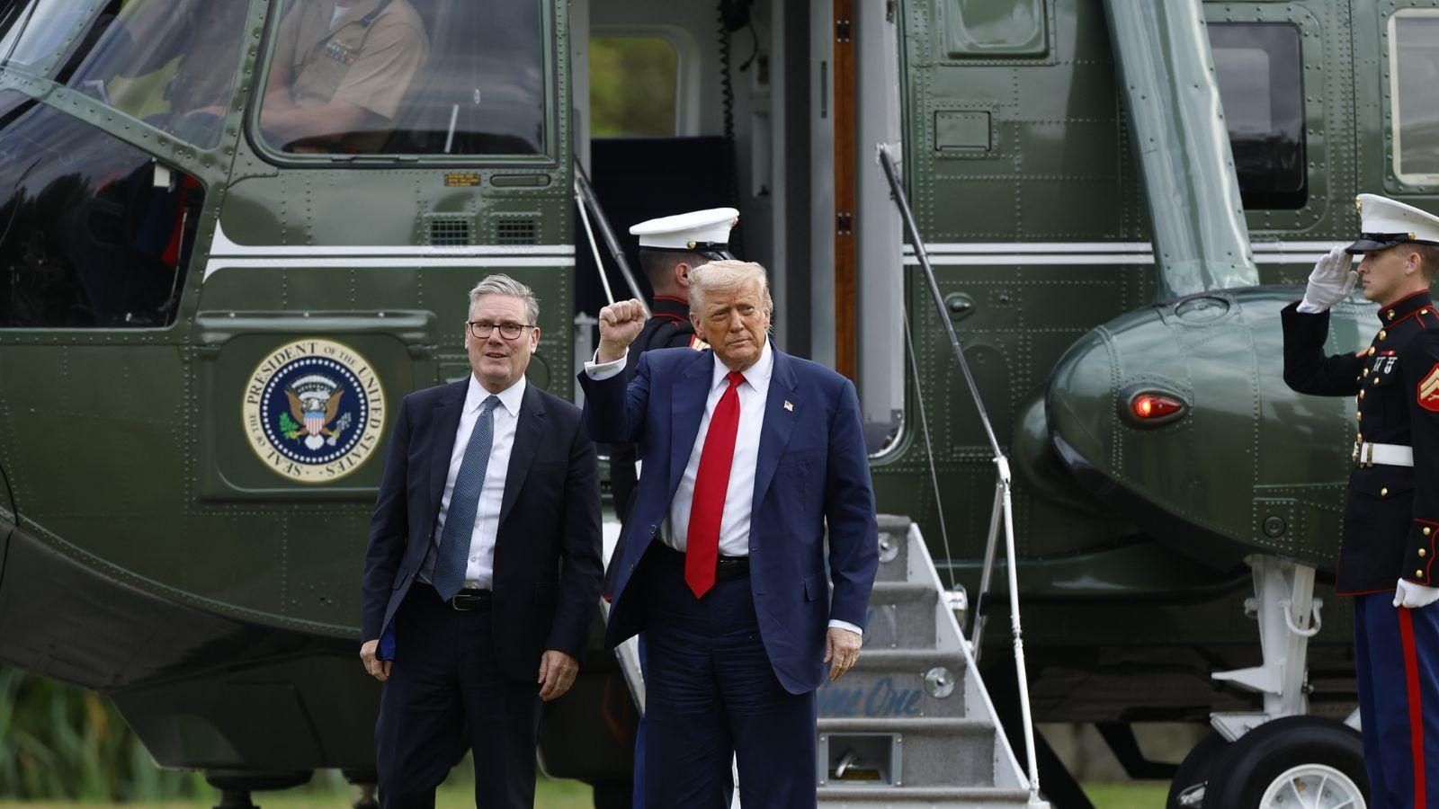 Trump urges Starmer to back North Sea oil and gas sector