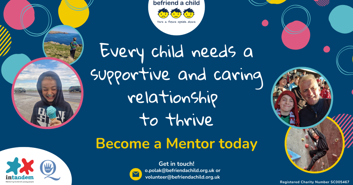 OpenGraph Image for Befriend a Child issues urgent call for new volunteer mentors as waiting list grows across Aberdeen and Aberdeenshire