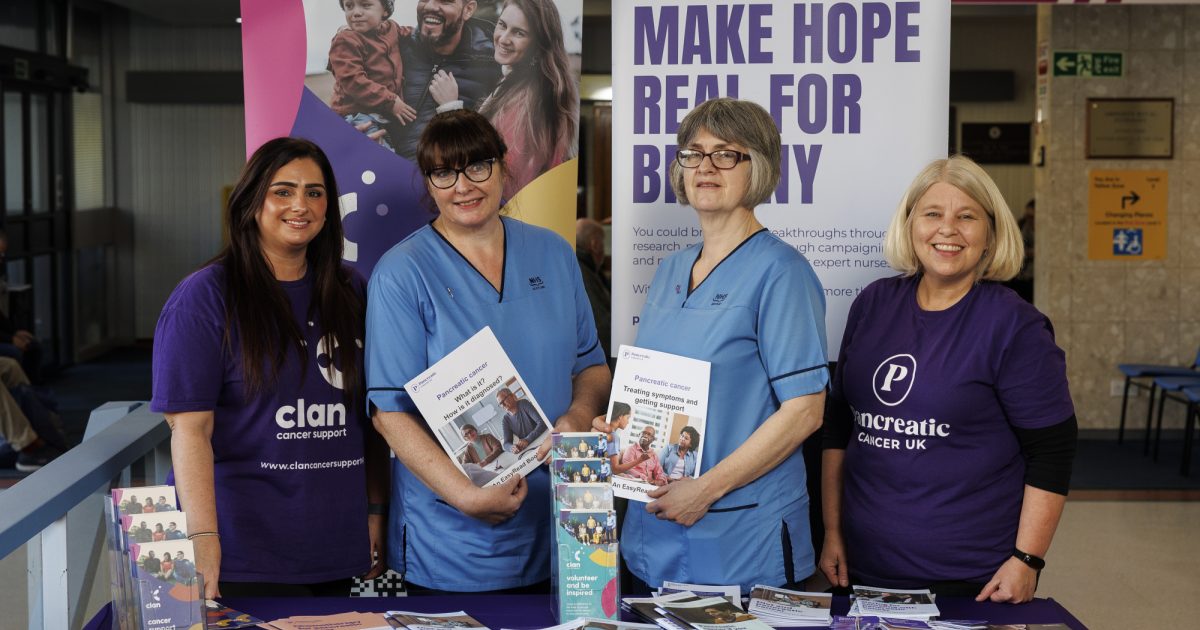 OpenGraph Image for Clan joins forces with Pancreatic Cancer UK and NHS Grampian for Pancreatic Cancer Awareness Month
