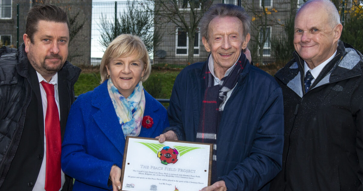 OpenGraph Image for Aberdeen sports space twinned with Peace Field in Flanders