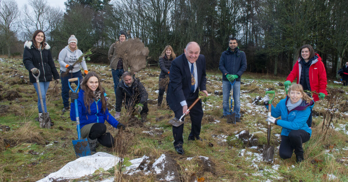OpenGraph Image for Trees planted in a Dyce greenspace – the first of thousands
