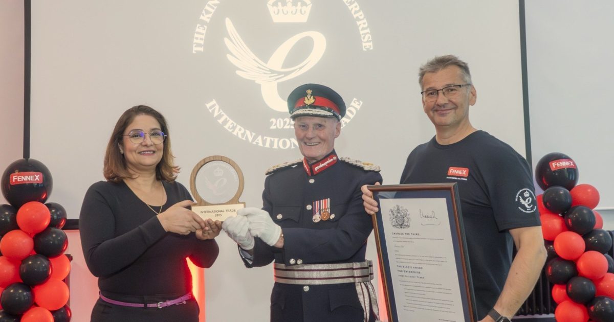 OpenGraph Image for Fennex showcases expanded office space as it celebrates King’s Award for Enterprise