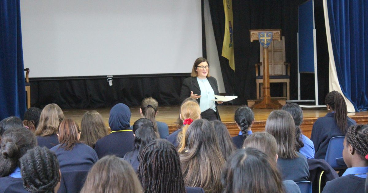 OpenGraph Image for Guest speaker encourages Aberdeen students to raise their aspirations in the technology field