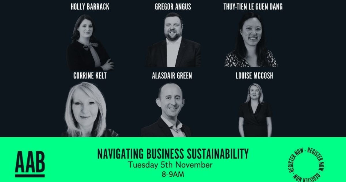 OpenGraph Image for AAB to host business sustainability event with industry leaders