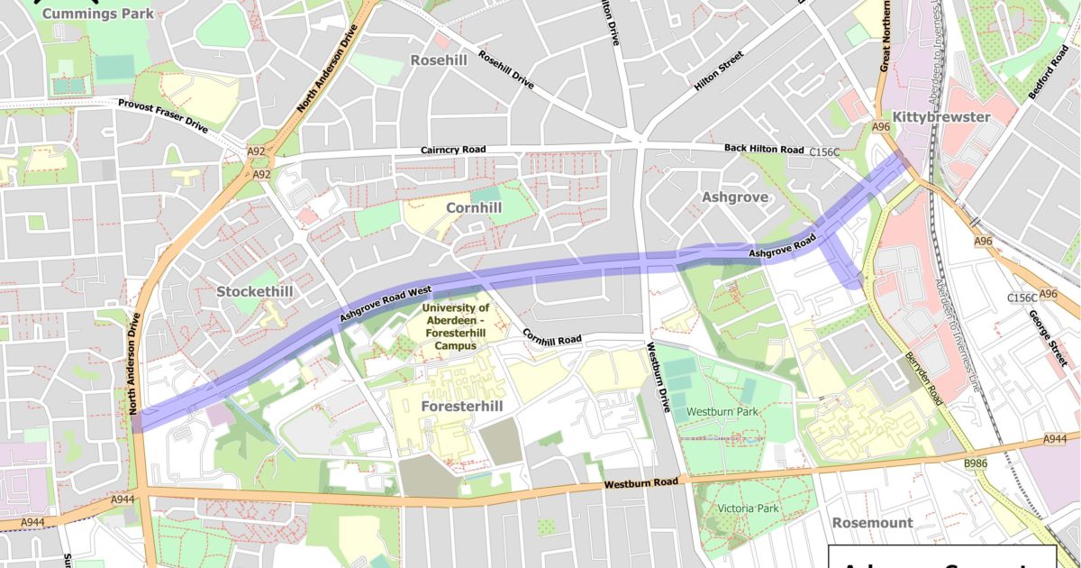 OpenGraph Image for Consultation starts for street improvements to Ashgrove Road