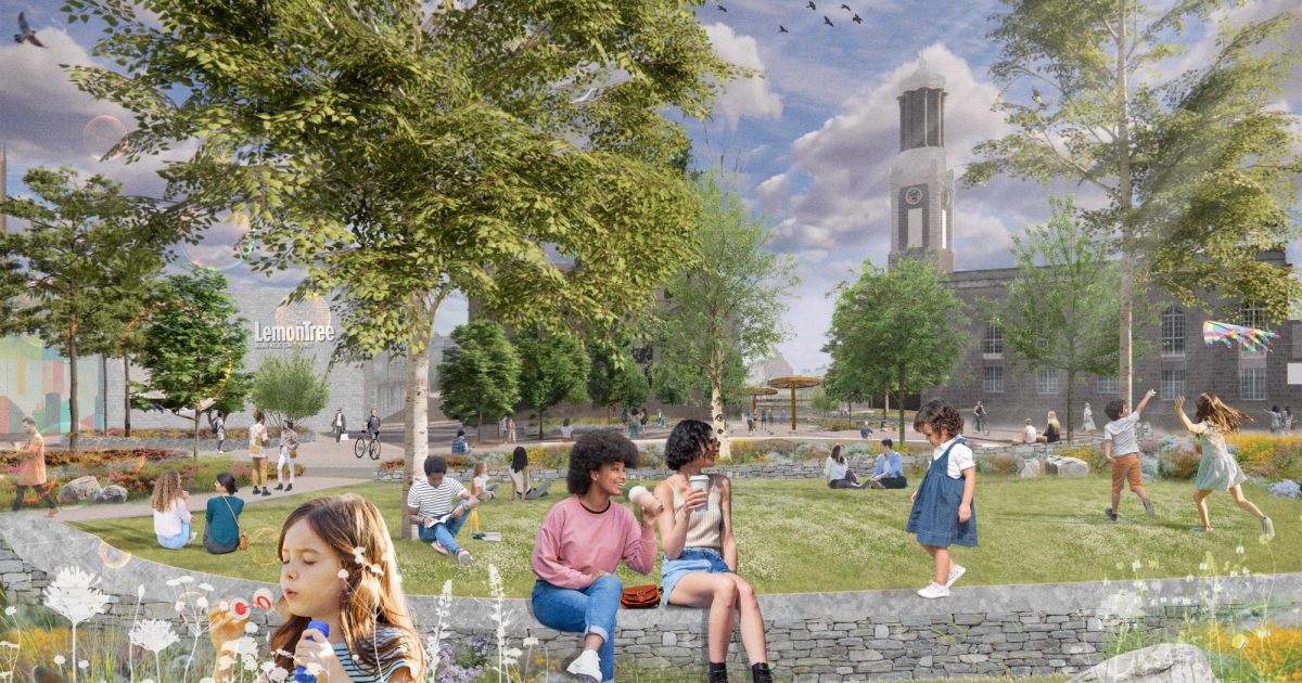 OpenGraph Image for Planning application lodged for Queen Street urban park