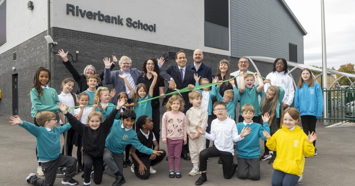 OpenGraph Image for Celebrations mark official opening of new £30.3m Riverbank School