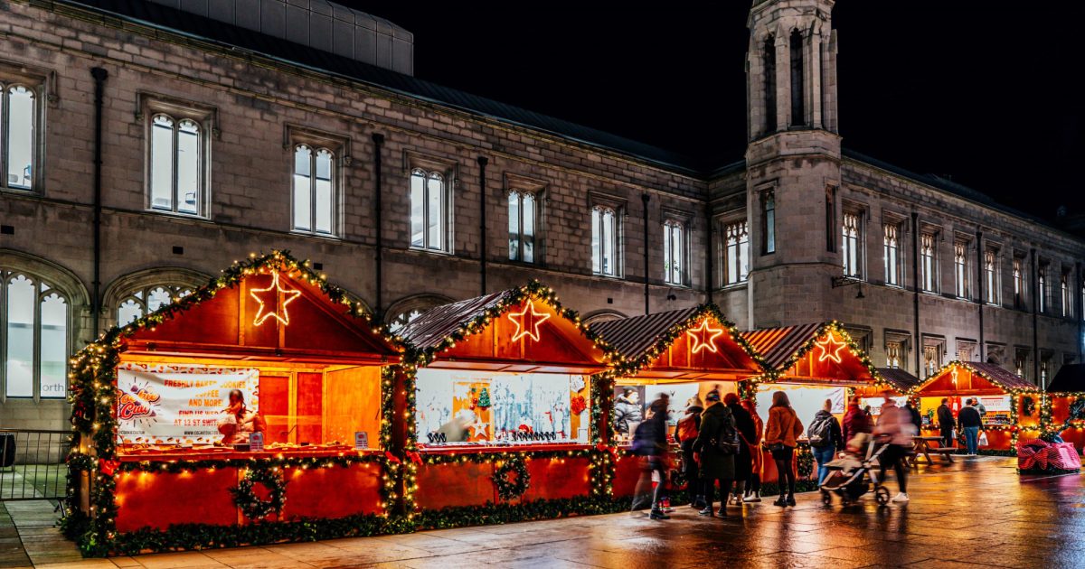 OpenGraph Image for Bigger and better Curated In The Quad festive market brings unique Christmas magic to heart of Aberdeen