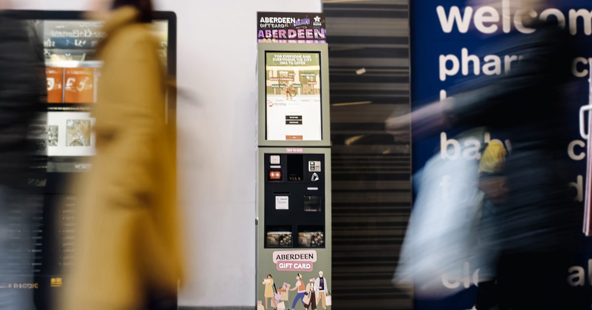 OpenGraph Image for Aberdeen Gift Card launches trailblazing self-service kiosk in Union Square - the first of its kind in Scotland