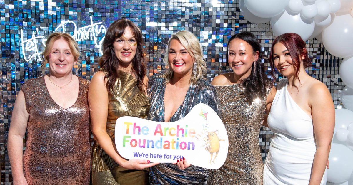 OpenGraph Image for Archie Glitter Ball raises £40,000 for local babies, children and families