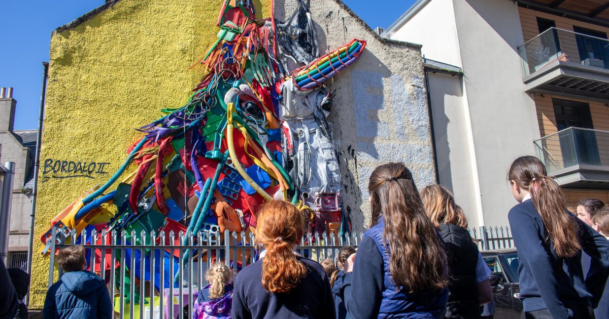 OpenGraph Image for Discover the next generation of ‘Banksys’ as Nuart Aberdeen works by North-east pupils transform the Granite City