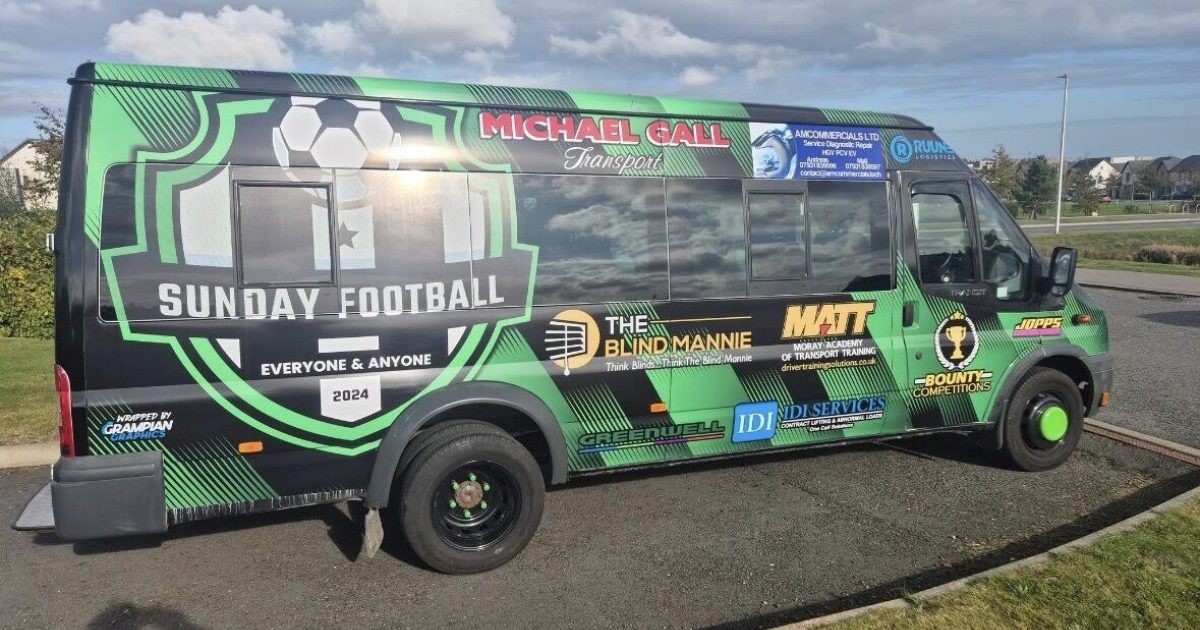 OpenGraph Image for Ruune Logistics sponsors Sunday Football Kickabout team bus