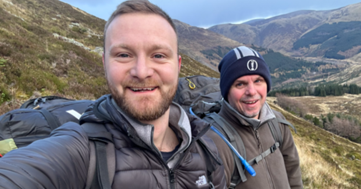 OpenGraph Image for Determined duo to take on the West Highland Way in aid of Cancer Research UK