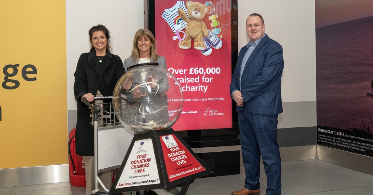 OpenGraph Image for Children’s charity hails 'tremendous impact' of partnership with Aberdeen International Airport