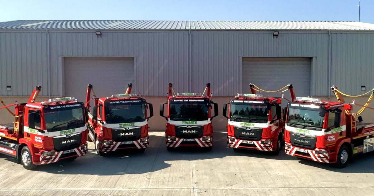 OpenGraph Image for EIS Waste Services expands fleet with five new MAN TGM skip trucks