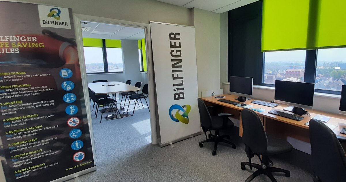 OpenGraph Image for Bilfinger UK sets industry standards with innovative mobilisation and induction centres