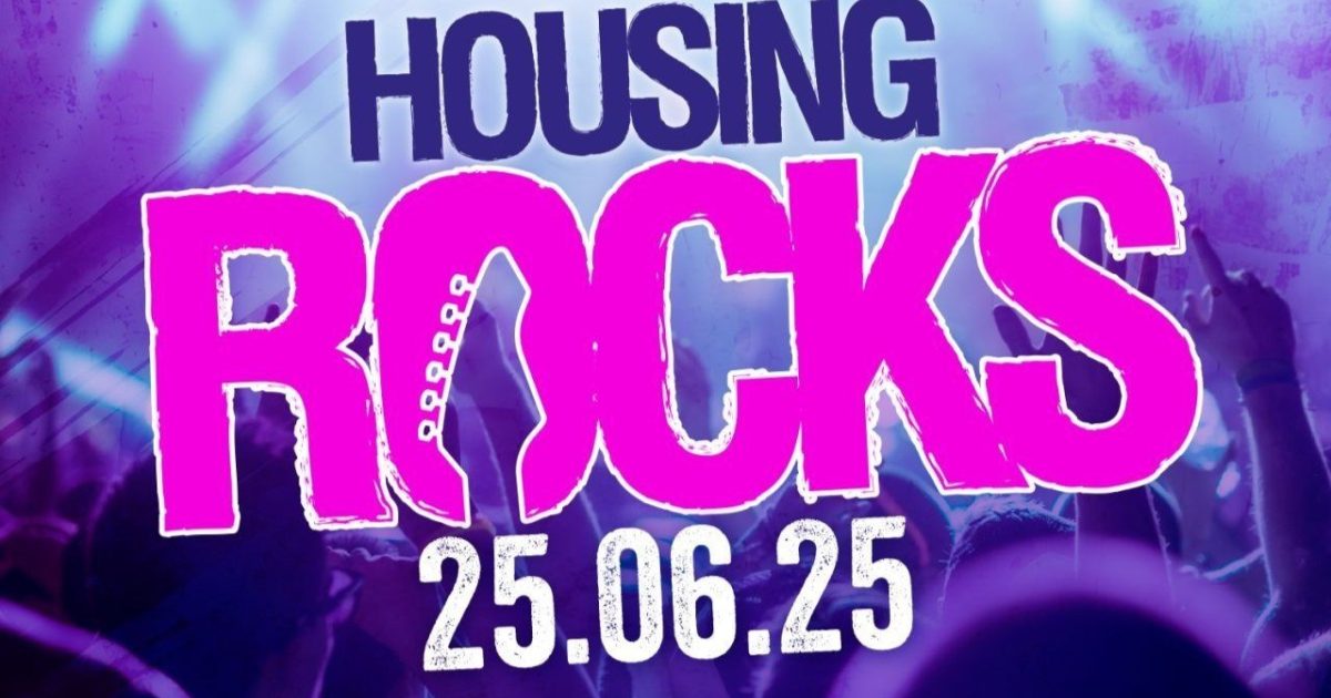 OpenGraph Image for Procurement Hub headlines Housing Rocks charity fundraiser 2025
