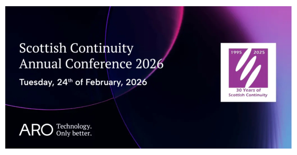 OpenGraph Image for ARO to join Scotland’s leading resilience community at the upcoming Scottish Continuity Annual Conference 2026
