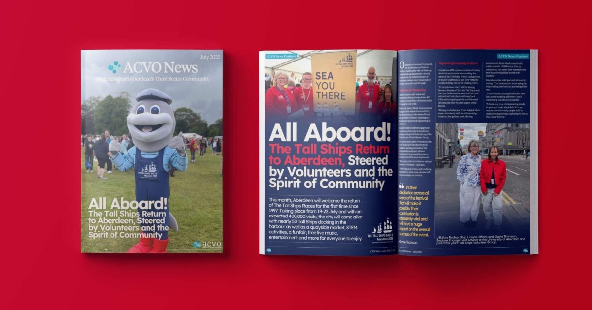 OpenGraph Image for Showcasing Aberdeen’s vibrant third sector: The July edition of ACVO News has been published