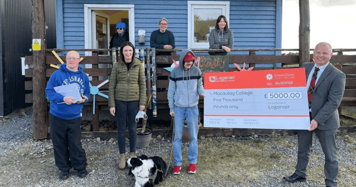 OpenGraph Image for Loganair gives £30,000 to local renewable energy projects