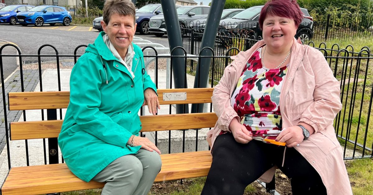 OpenGraph Image for Commemorative bench unveiled for former lollipop lady