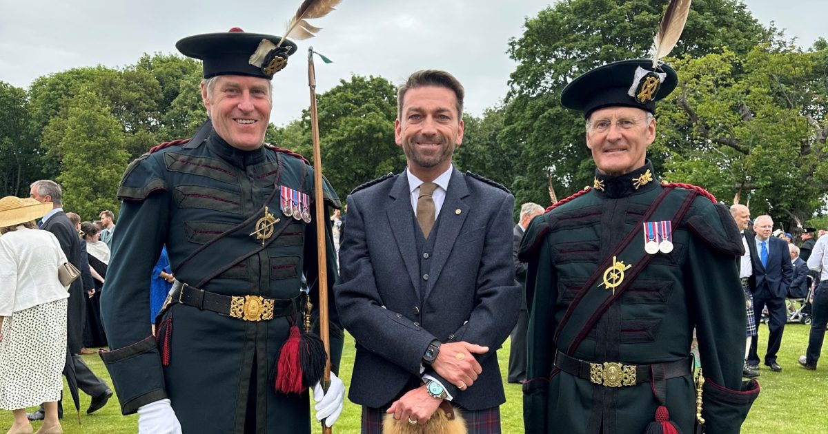 OpenGraph Image for Milestone for Finnies as director invited to Royal Garden Party