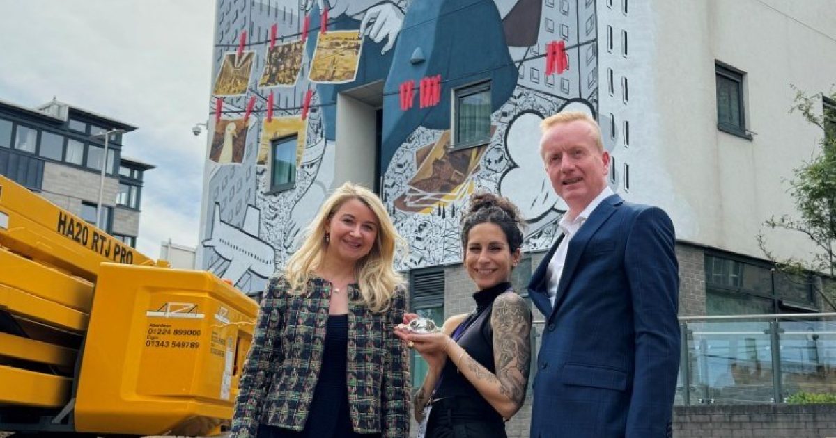 OpenGraph Image for Volunteers urged to join Nuart Aberdeen ‘army’ as Finnies add sparkle to Scotland’s national street art festival