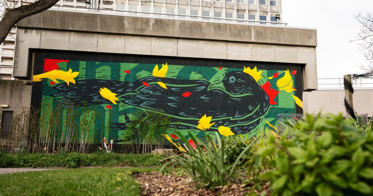 OpenGraph Image for Nuart 2026: Mural honouring renowned University of Aberdeen graduate brightens up campus