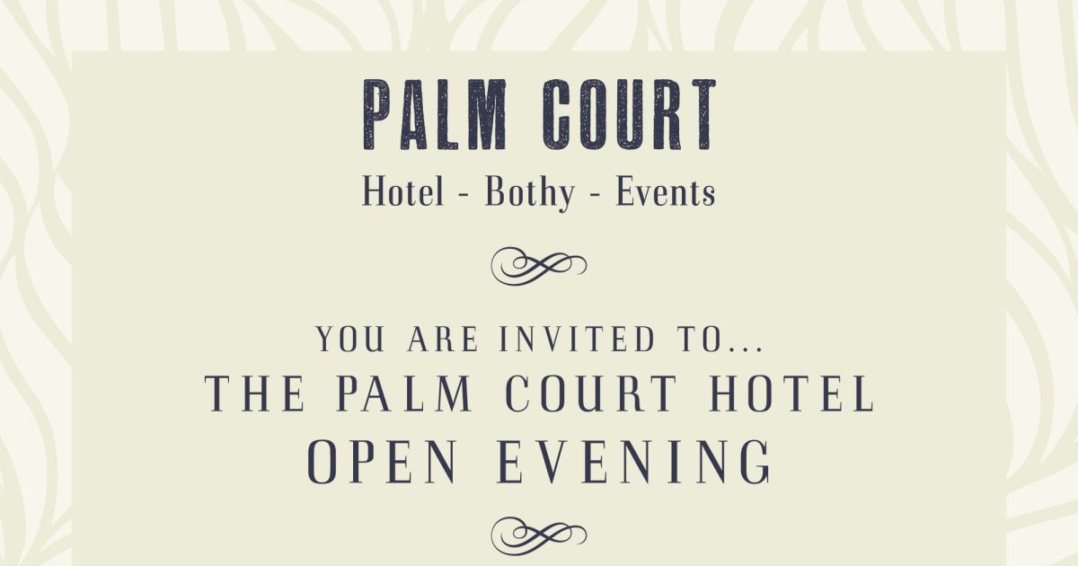 OpenGraph Image for Palm Court Hotel invites Chamber members to open evening