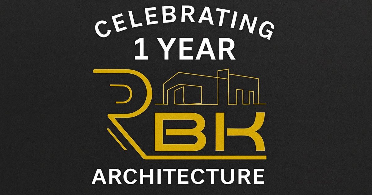 OpenGraph Image for RBK Architecture celebrates one year in business