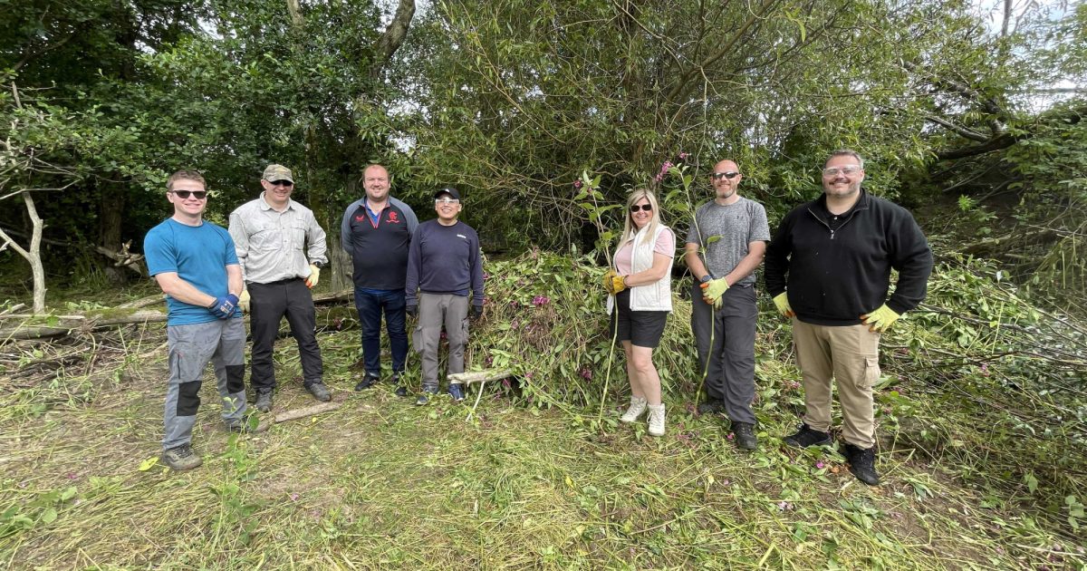 OpenGraph Image for Ithaca Energy volunteers tackle invasive plants along iconic urban stretch of the Dee