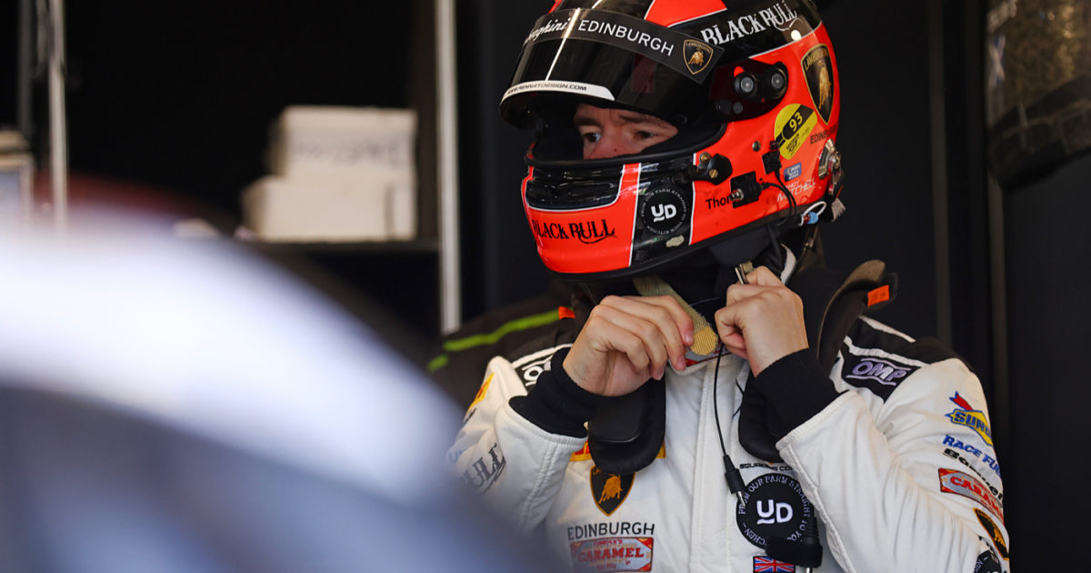 OpenGraph Image for Lamborghini factory driver Sandy Mitchell bags first points of 2023 after British GT Championship Opener with Black Bull and Barwell