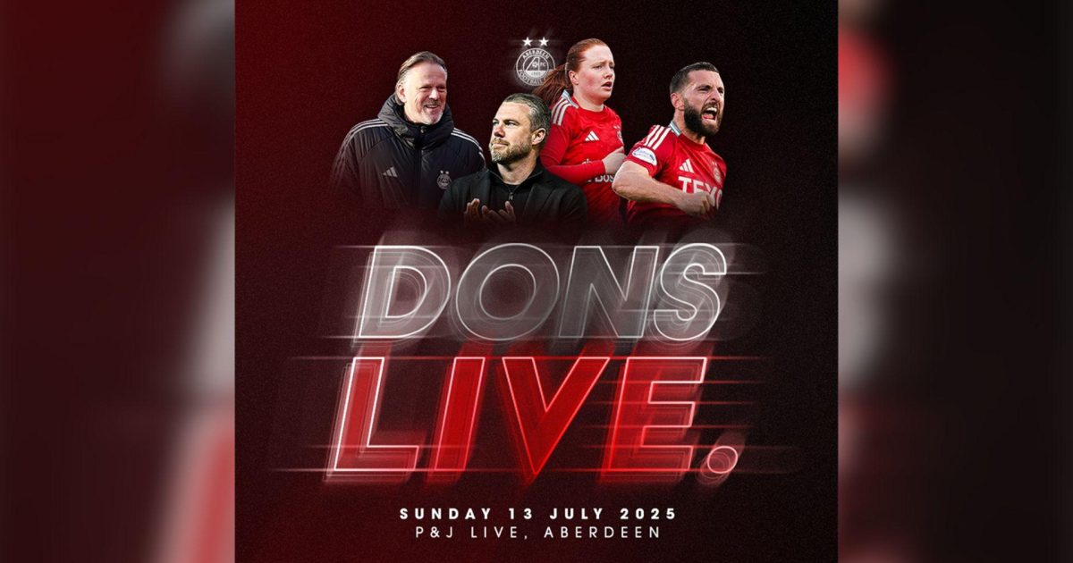OpenGraph Image for Aberdeen FC and P&J Live announce Dons LIVE! 2025