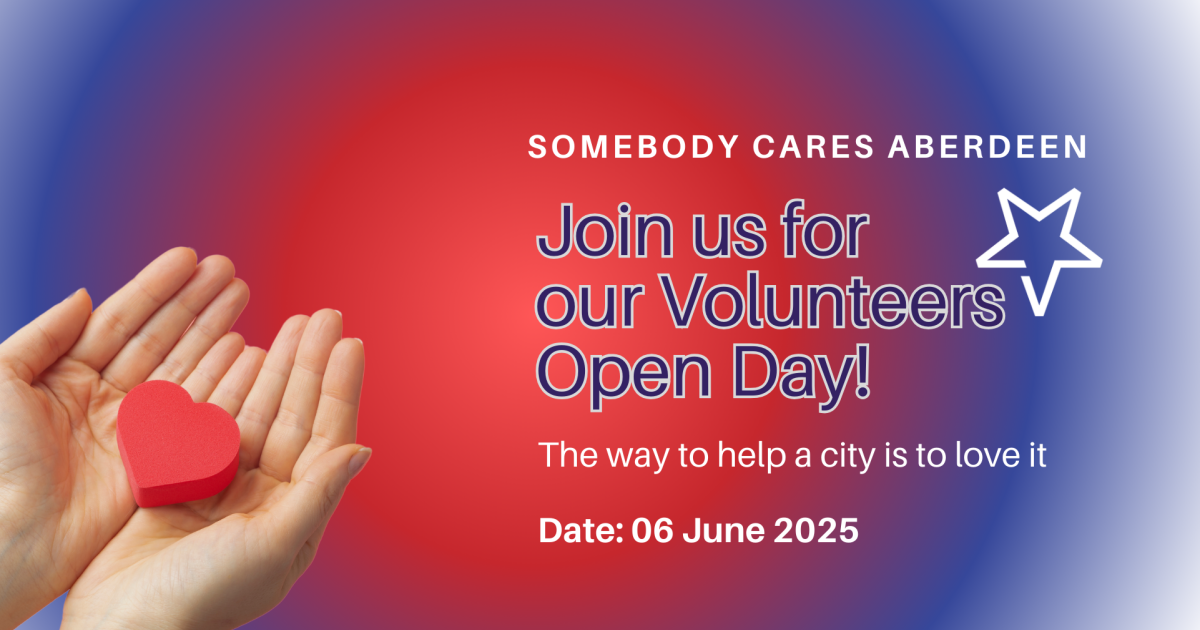 OpenGraph Image for Somebody Cares Scotland invites community to volunteer open days