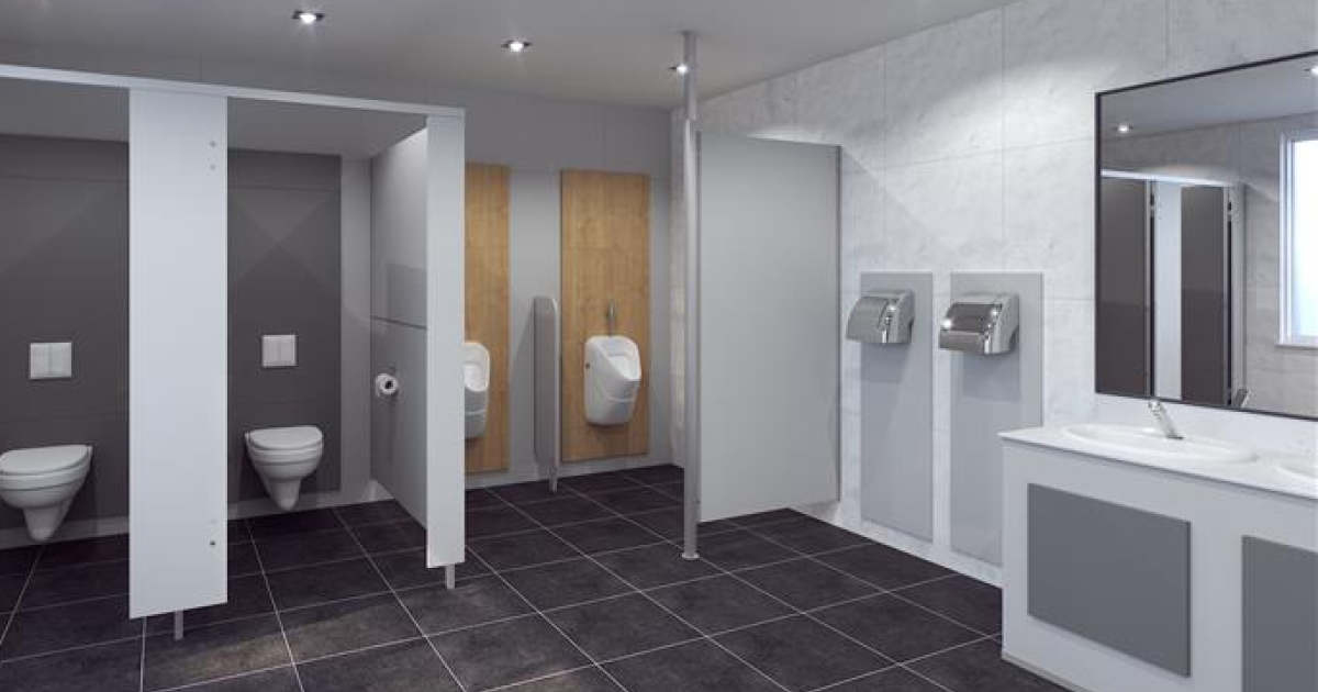 OpenGraph Image for Nu-Style Products partners with Trade Washrooms for toilet cubicle offering