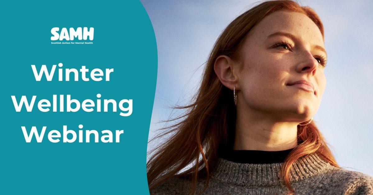 OpenGraph Image for SAMH offers Winter Wellbeing Webinar with mental health expert Danny Quinn