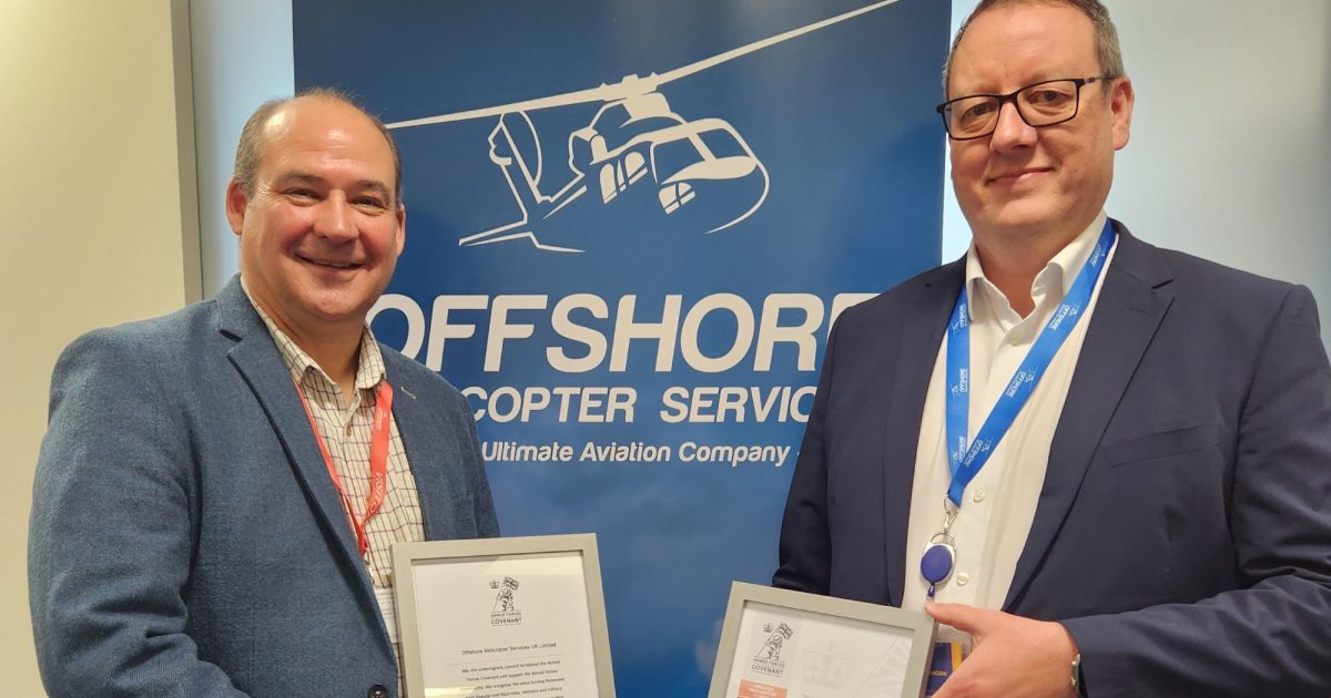 OpenGraph Image for Helicopter operator commits to ex-military personnel pledge
