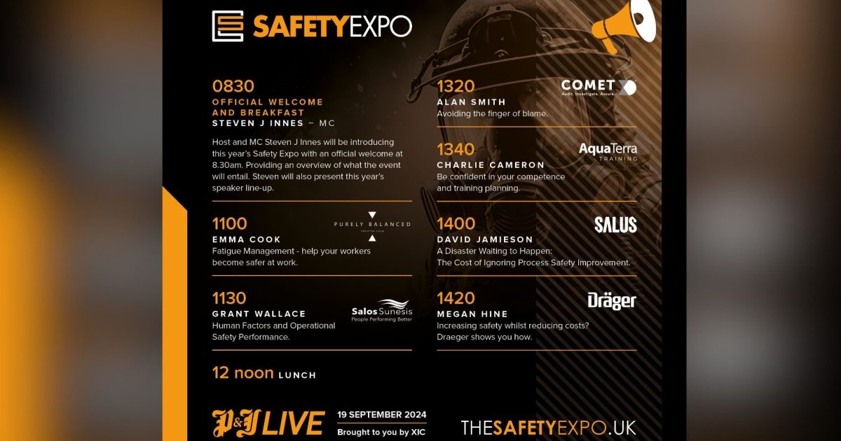 OpenGraph Image for The Safety Expo unveils 2024 speaker programme ahead of Thursday’s event
