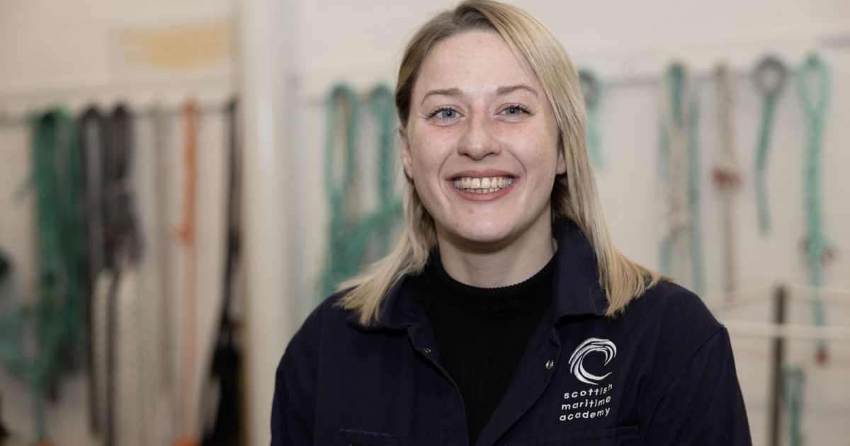 OpenGraph Image for Trainee deckhand Siobhan inspires women to embark on maritime careers