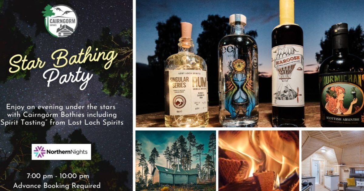 OpenGraph Image for Star Bathing Party with Cairngorm Bothies and Lost Loch Spirits