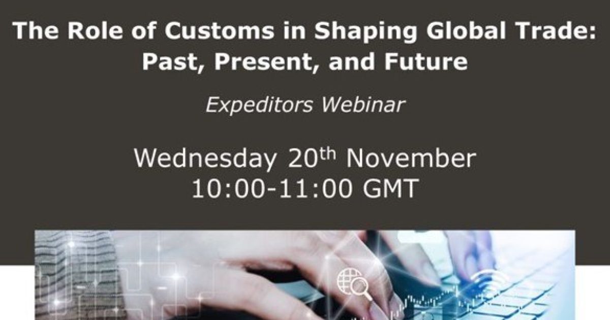 OpenGraph Image for Webinar: The role of customs in shaping global trade
