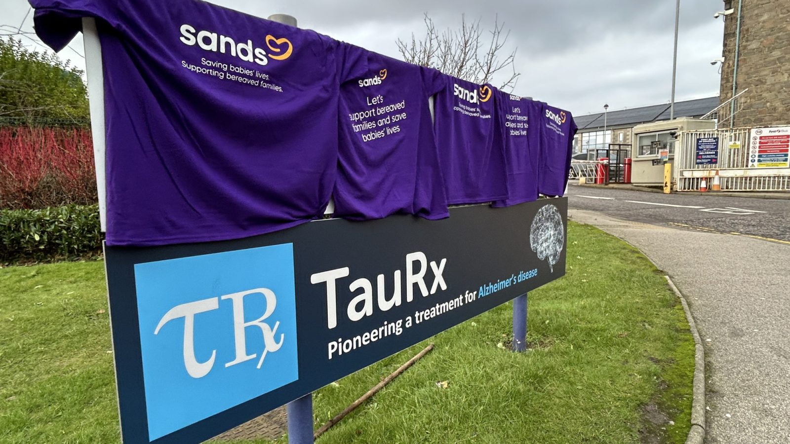 TauRx donates £2,500 to baby loss charity Sands