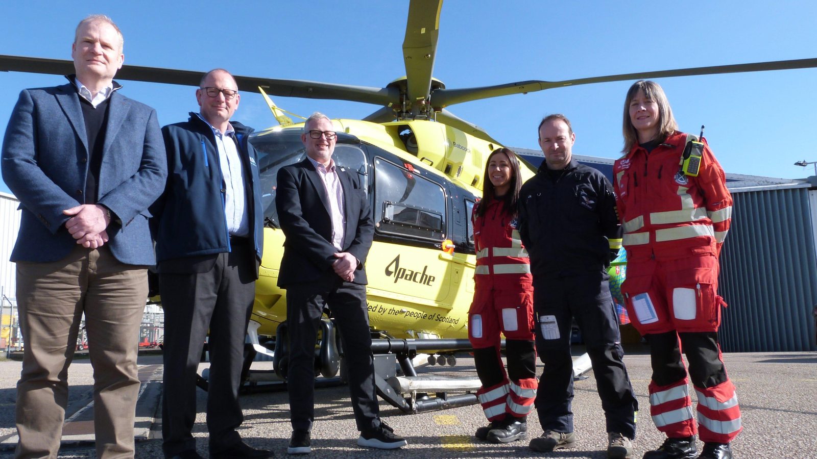 Apache North Sea help fuel life-saving flights for air ambulance charity