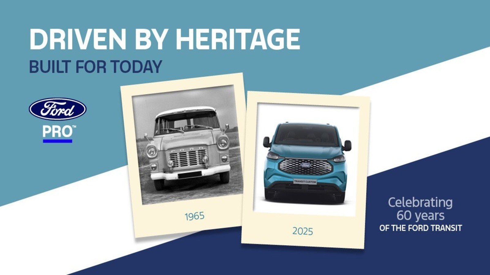Celebrating 60 years of Transit with a £600 loyalty bonus