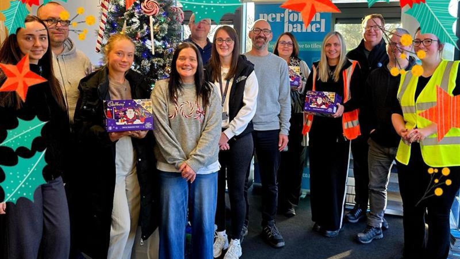 Nu-Style products supports Sport Aberdeen with festive donation