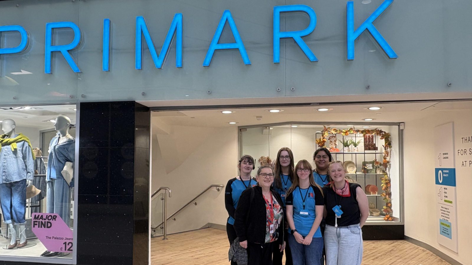 Primark Aberdeen supports sensory loss charity with fundraising drive